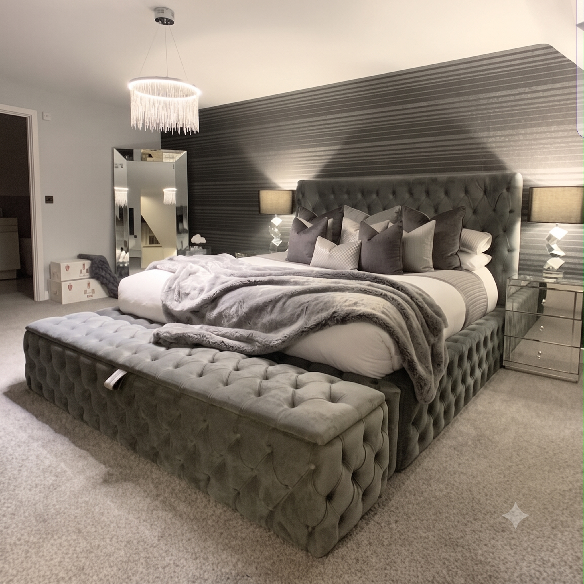 AMBASSADOR Chesterfield Bed Frame