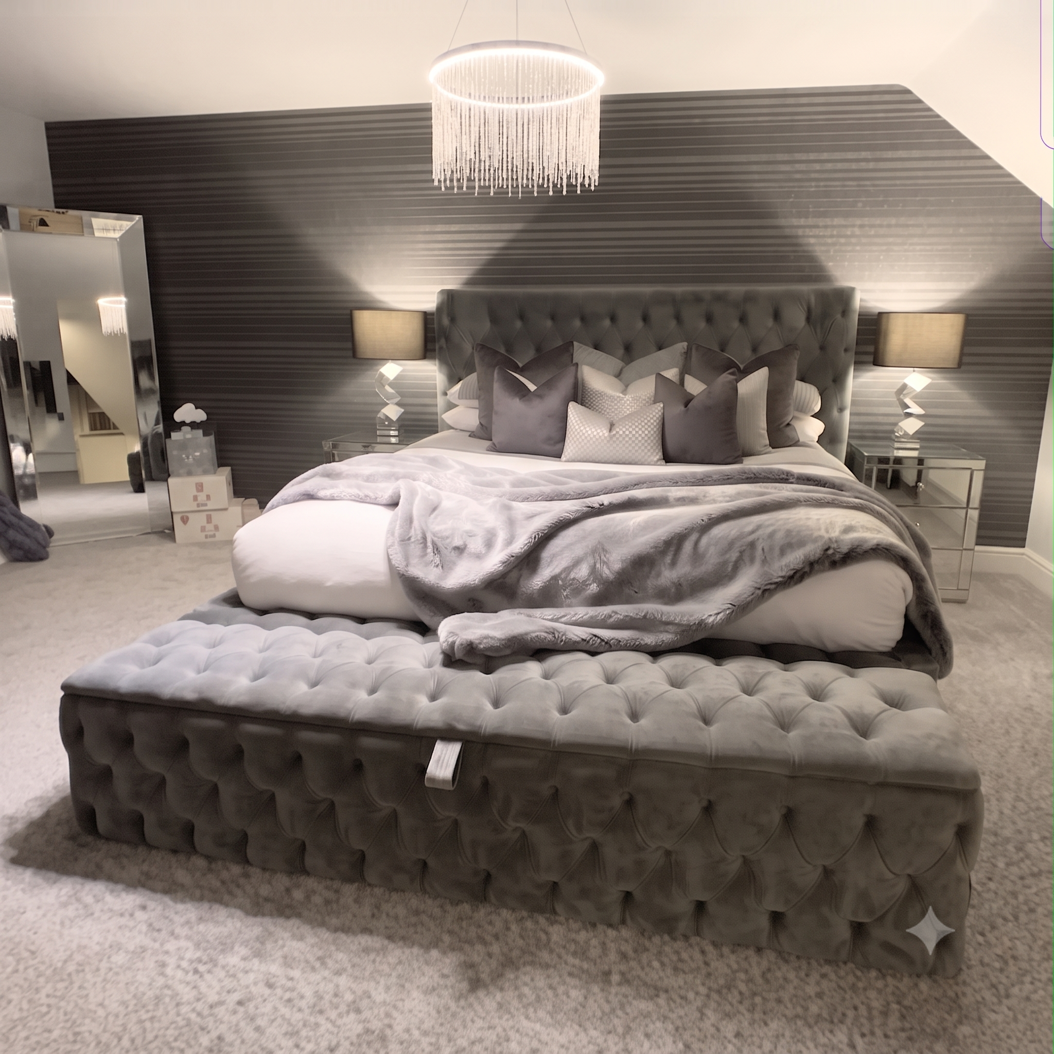 AMBASSADOR Chesterfield Bed Frame